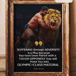 "Suffering through Adversity..." Wall Poster
