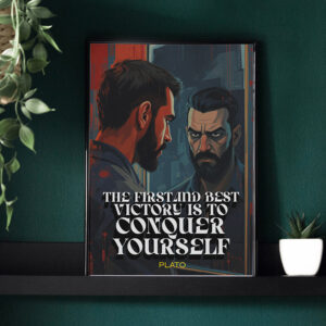 "The First and Best Victory is to Conquer Yourself" (Wall Art)