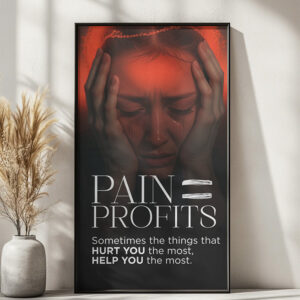 Pain=Profits (Wall Art)
